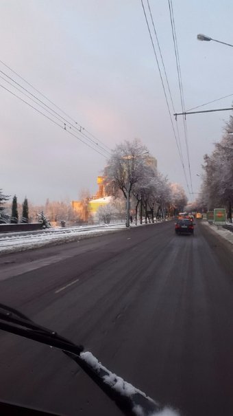 Перший сніг у Луцьку: реакція соцмереж. ФОТО