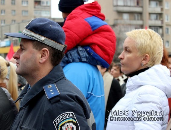 На «порошенківських» заходах на Волині «працювало» майже 150 міліціонерів