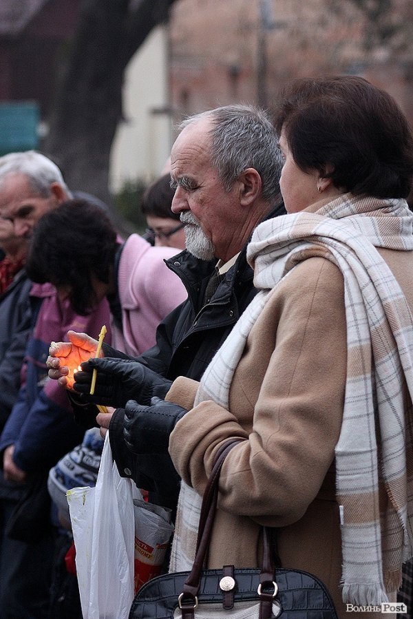 Як Луцьк вшановував жертв Голодомору. ФОТО