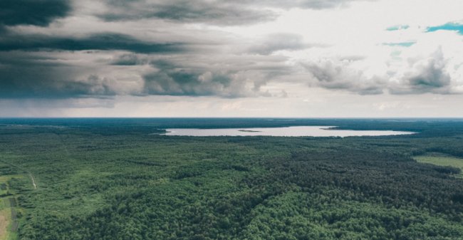 Захопливі світлини волинського озера з висоти. ФОТО