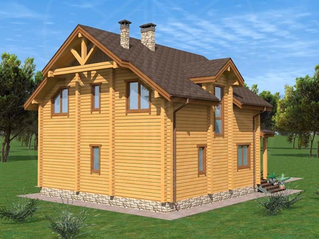 Чому волиняни будують будинки з бруса*