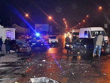 Оприлюднили відео аварії на Володимирській