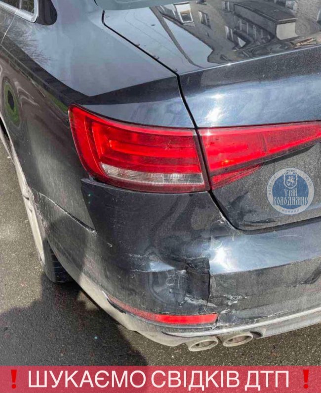 У Володимирі шукають водія, який «цокнув» припарковане авто і втік