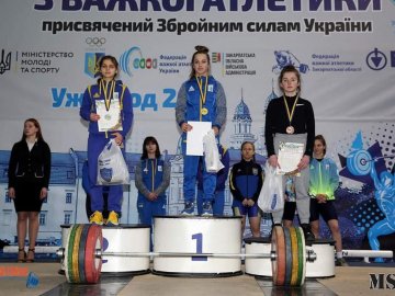 Волинська важкоатлетка встановила рекорд України