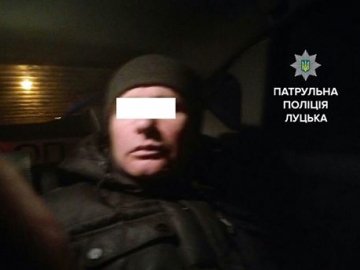 У Луцьку затримали п’яного дебошира, який перебуває у розшуку
