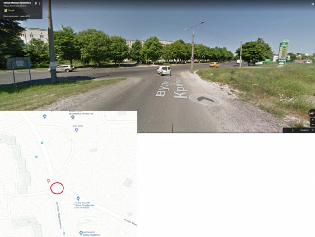 Лучани просять встановити світлофор на перехресті з інтенсивним рухом