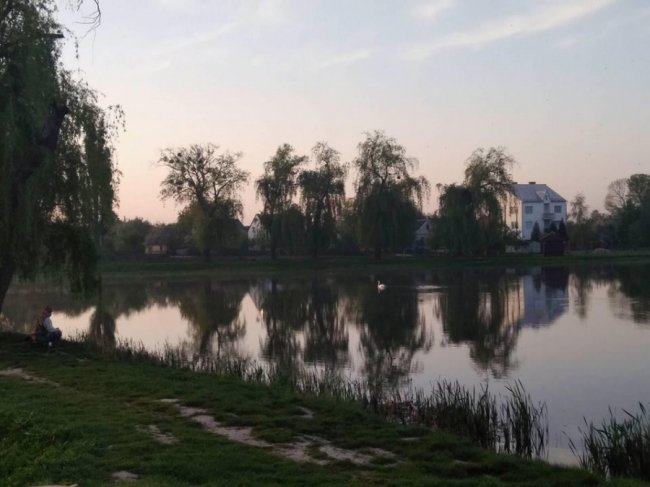 У Луцьку біля ставка утворилися купи сміття. ФОТО