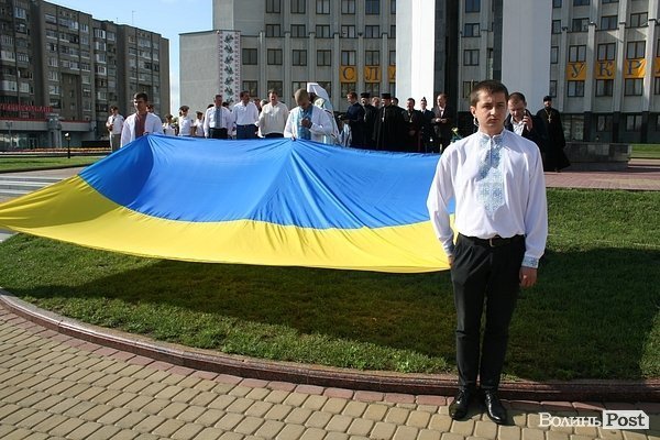 У Луцьку – святкова хода у День Незалежності. ФОТО