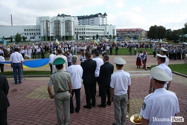 У Луцьку – святкова хода у День Незалежності. ФОТО