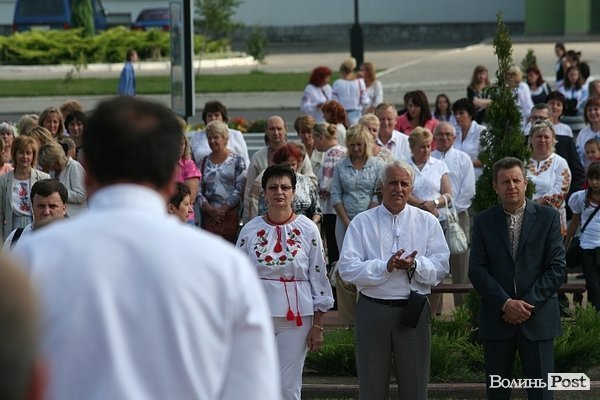 У Луцьку – святкова хода у День Незалежності. ФОТО