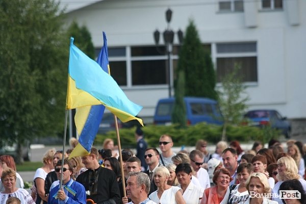 У Луцьку – святкова хода у День Незалежності. ФОТО