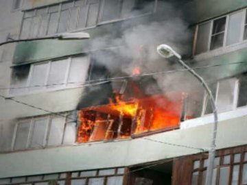 У Луцьку на Ковельській горіла дев`ятиповерхівка