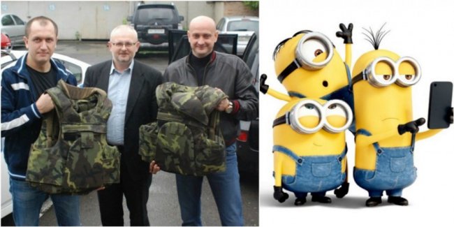 Депутати Луцькради Микола Яручик та Євген Ткачук і політик Олександр Пиза