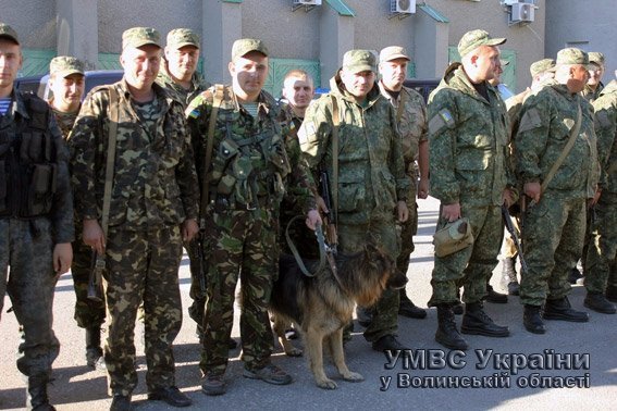 Волинські правоохоронці повернулися з АТО. ФОТО