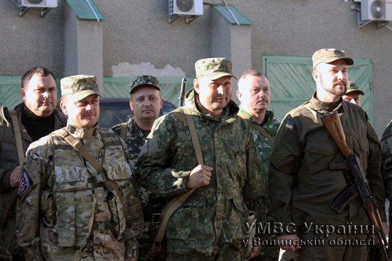 Волинські правоохоронці повернулися з АТО. ФОТО