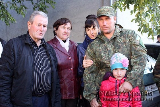 Волинські правоохоронці повернулися з АТО. ФОТО