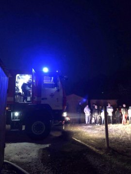 У Луцьку горіла будівля, яка слугувала чоловікові за житло. ФОТО