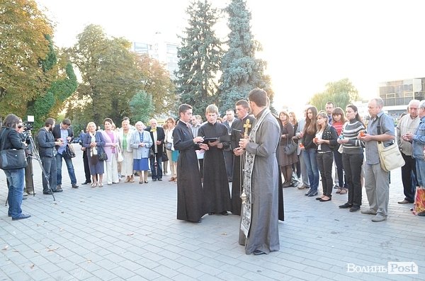 У Луцьку вшанували пам'ять  Георгія Ґонґадзе. ФОТО