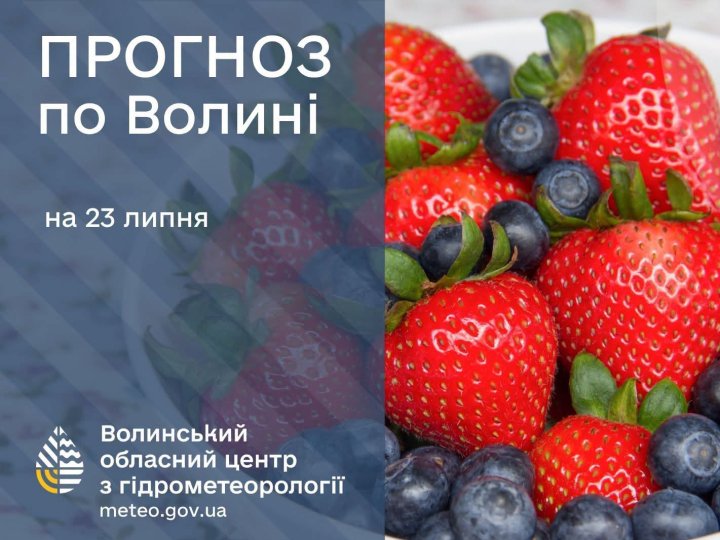 Яка буде погода в Луцьку та на Волині у четвер, 23 липня