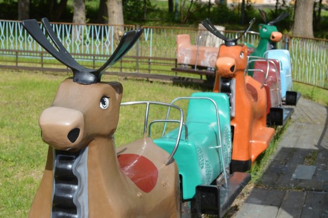 У Ковелі оновили парк атракціонів для дітей. ФОТО
