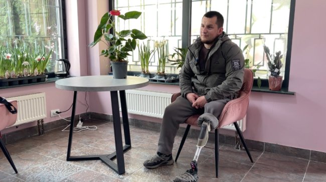 Ветеран війни з Волині відкрив квіткову студію