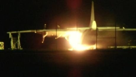 У Німеччині згорів український літак. ФОТО. ВІДЕО