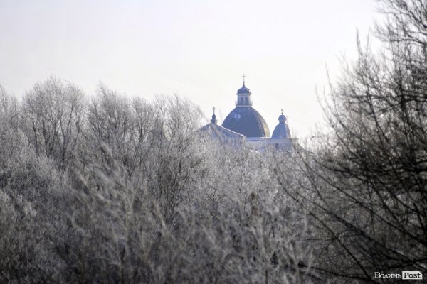 Фото зимового Луцька 