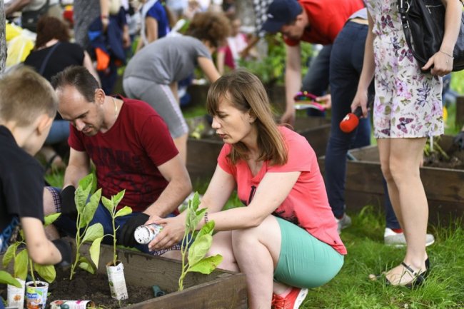 Як у луцькому зоопарку особливі дітки город садили. ФОТО