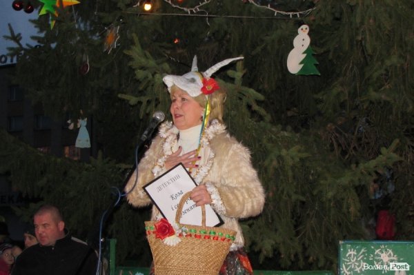 У Володимирі-Волинському відбулось відкриття новорічної ялинки. ФОТО