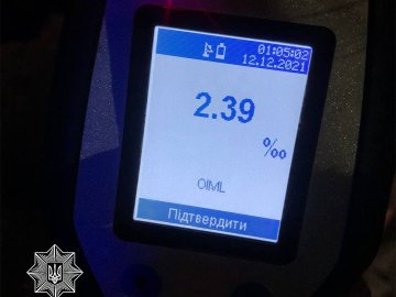 На Волині за вихідні поліцейські виявили 6 п’яних водіїв