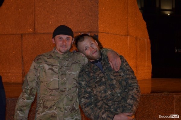 Луцьк зустрічав героїв з зони АТО. ФОТО