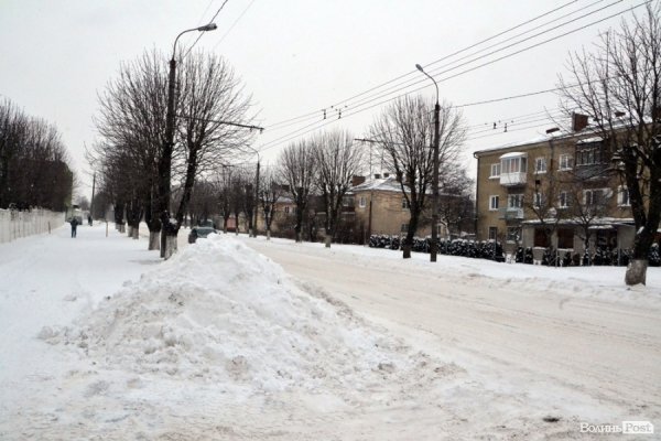 Лютий лютує: фото зими в Луцьку