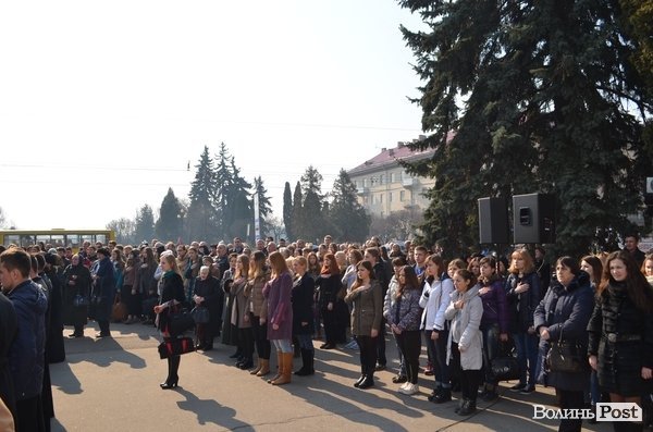 У Луцьку вшанували пам'ять Шевченка. ФОТО