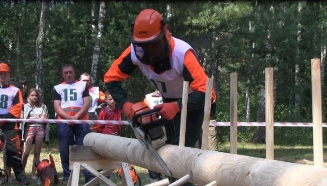 На Волині обрали кращого лісоруба. ФОТО