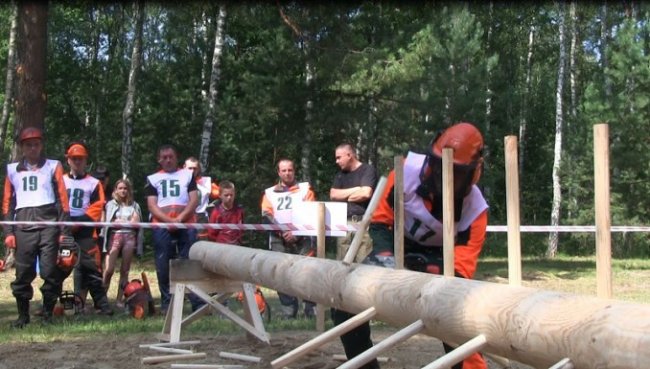 На Волині обрали кращого лісоруба. ФОТО