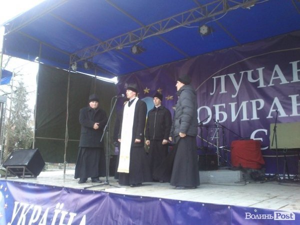 П'ятий день Нового Майдану у Луцьку. ФОТО