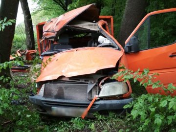 Повідомили деталі аварії з потерпілими у Луцькому районі, де Mercedes врізався у дерево 