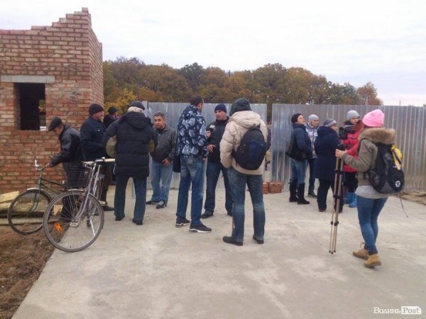 У селі під Луцьком - мітинг проти печі 