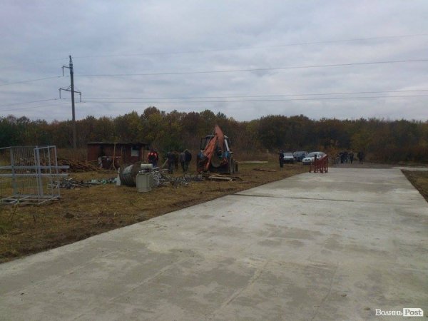 У селі під Луцьком - мітинг проти печі 