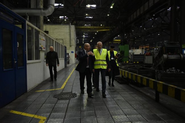 Савченку показали, як на великому заводі практикуються волинські студенти. ФОТО