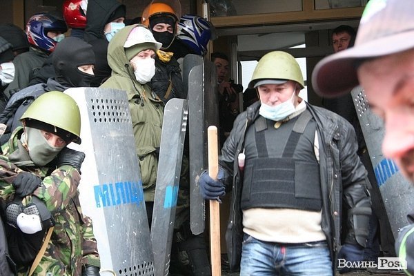 Штурм волинської міліції. ФОТО