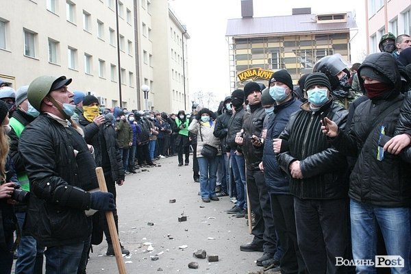 Штурм волинської міліції. ФОТО