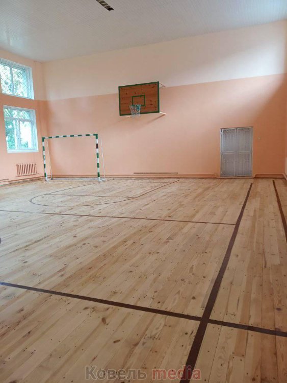 На Волині ліцеїсти займаються у відремонтованому спортзалі. ФОТО