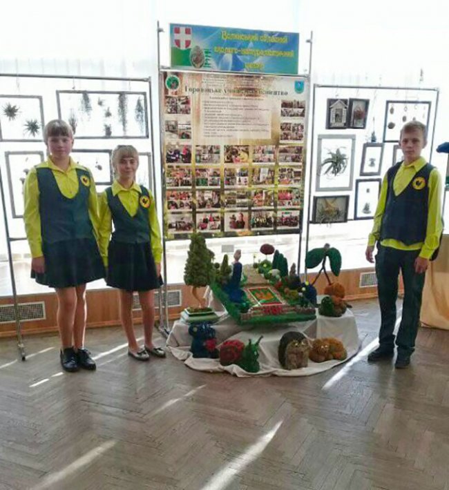 Юні лісівники з Волині представили оригінальну експозицію на всеукраїнському конкурсі. ФОТО