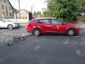 У Луцьку під колеса авто потрапила велосипедистка. ФОТО