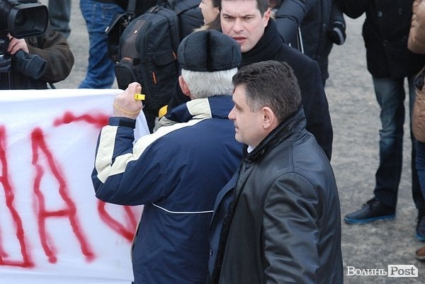 У Луцьку освистували нового губернатора. ФОТО