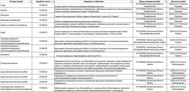Де, скільки та за що на Волині готові платити від 8-ми до 30-ти тисяч гривень в місяць: ТОП вакансій 