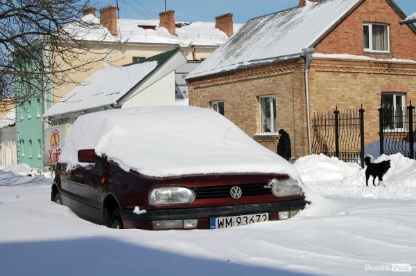 Луцьк після снігопаду. ФОТО