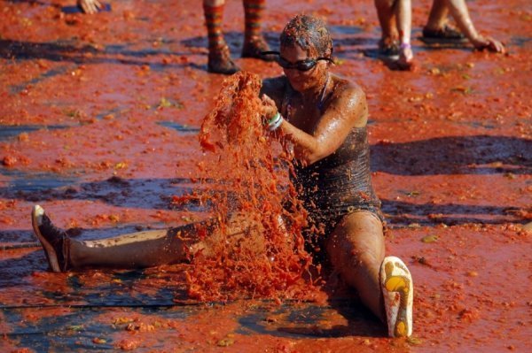 Бої помідорами в США. ФОТО