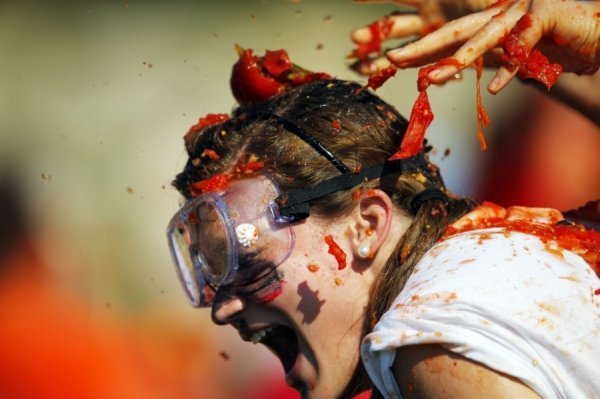 Бої помідорами в США. ФОТО